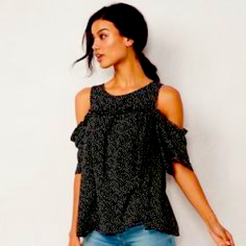MOSSIMOS COLD SHOULDER TOP!